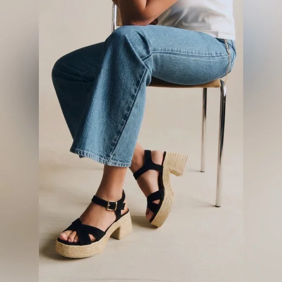 Sézane | Manon Espadrilles | Black - Picture 6 of 17